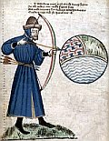 John Gower and the world as depicted in Medieval times (from the Vox Clamantis)