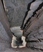 Canyon passage in Mammoth Cave, the world's longest cave.