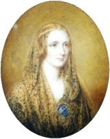 Reginald Easton's miniature of Mary Shelley