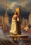 Joan of Arc's Death at the Stake, by Hermann Stilke