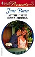 At The Greek Boss's Bidding by Jane Porter