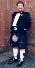 Kilt worn with the Argyll jacket, and belt.