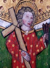 Anonymous rood screen painting of St. William of Norwich